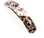  Clama de par curbata, PAR-30, 9.5x1.8 cm, Maro