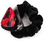  Elastic de par triunghi, PAR-30, 5.5x6 cm, Negru/Rosu