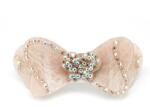 Pami Accessories Clama de par cu cristale Swarovski, fluture, roz corai