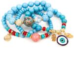 Pami Accessories Set 4 bratari de dama pietre naturale, JD1218-484, Bleu