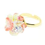 Pami Accessories Inel placat cu aur Leslie, 17.2 mm, IC-110, Roz