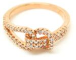Pami Accessories Inel placat cu aur roz Connie, 18 mm, IC-60, Auriu roze