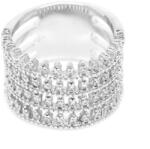 Pami Accessories Inel placat cu aur alb Emma, 18.9 mm, IC-90, Argintiu