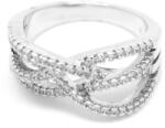 Pami Accessories Inel placat cu aur alb Esther, 16.7 mm, IC-90, Argintiu
