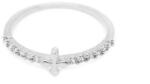 Pami Accessories Inel placat cu aur alb Sharon, 16 mm, IC-30, Argintiu