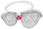 Pami Accessories Inel placat cu aur alb Elaine, 17.2 mm, IC-80, Argintiu