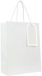 Pami Accessories Punga cadou Pami Uni Karo 18x24x8 cm, UNI KARO-S, Alb