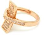 Pami Accessories Inel placat cu aur roz Wendy, 18 mm, IC-70, Auriu roze