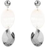 Pami Accessories Cercei dama Pami, JD1218-498, 6.5x2 cm, Argintiu