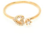 Pami Accessories Inel placat cu aur roz Nicole, 18.5 mm, IC-40, Auriu roze