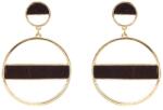 Pami Accessories Cercei dama Pami, JD1218-490, 7x4.5 cm, Maro