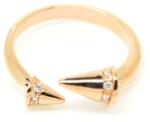 Pami Accessories Inel placat cu aur roz cu tinte, 18 mm, IC-60, Auriu roze