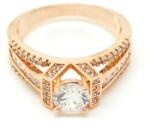 Pami Accessories Inel placat cu aur roz Edna, 18.5 mm, IC-70, Auriu roze