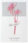 Pami Accessories Felicitare cu floare aplicata Pami Flower 241B 15 x 9 cm Roz Lila