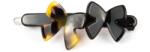  Clama de par cu fundite, PAR-20, 7x2.5 cm, Negru/Bej