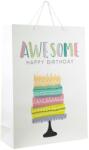 Pami Accessories Punga cadou Pami Bday cu sclipici 31x42x12 cm, HS1857-XL-2
