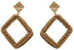 Pami Accessories Cercei dama Pami, JD1218-486, 7x5 cm, Maro