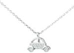 Pami Accessories Colier argint 925 rodiat Pami, cu pandantiv masinuta, argintiu