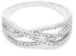 Pami Accessories Inel placat cu aur alb Pauline, 18.5 mm, IC-90, Argintiu