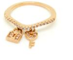 Pami Accessories Inel placat cu aur roz Wanda, 17.6 mm, IC-50, Auriu roze