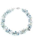 Pami Accessories Colier statement cu pietre semipretioase, bleu deschis
