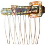  Pieptene de par curea, PAR-30, 5.5x2 cm, Multicolor