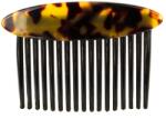  Pieptene de par oval, PAR-20, 6.8x2 cm, Negru/Bej
