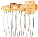  Pieptene de par curea, PAR-30, 5.5x2 cm, Bej