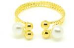 Pami Accessories Inel placat cu aur Cynthia, 18 mm, IC-30, Auriu