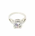 Pami Accessories Inel cu cristal Swarovski, argintiu