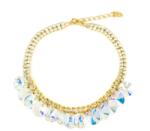Pami Accessories Bratara de dama cu cristale, BC-120, 16+3 cm, Auriu