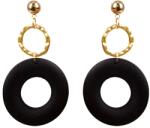 Pami Accessories Cercei dama Pami, JD1218-464, 8x4.5 cm, Negru