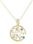 Pami Accessories Colier Larisa placat cu aur, CLC-120, 38 + 3 cm, Auriu