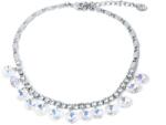 Pami Accessories Bratara de dama cu cristale, BC-60, 17+3 cm, Argintiu