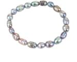 Pami Accessories Bratara de dama cu perle sidefate, BP-50, 18 cm, Multicolor
