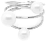 Pami Accessories Inel placat cu aur alb Brenda, 16.7 mm, IC-30, Argintiu