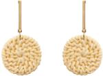 Pami Accessories Cercei dama Pami, JD1218-487, 5.5x3 cm, Bej