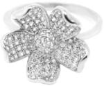 Pami Accessories Inel placat cu aur alb Marjorie, 16.7 mm, IC-90, Argintiu