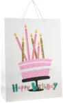 Pami Accessories Punga cadou Pami Bday cu sclipici 31x42x12 cm, HS1856-XL-2
