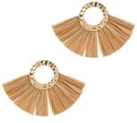 Pami Accessories Cercei dama Pami, JD1218-495, 5x8 cm, Bej