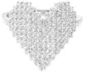 Pami Accessories Inel placat cu aur alb My love, 16.7 mm, IC-70, Argintiu