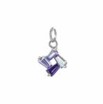 Pami Accessories Pandantiv argint 925 cu cristale zirconiu, mov