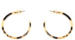 Pami Accessories Cercei dama Pami, JD1218-478, 5x5 cm, Negru / Bej