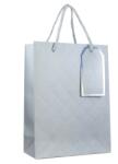 Pami Accessories Punga cadou Pami Uni Karo 18x24x8 cm, UNI KARO-S, Argintiu