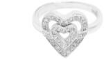 Pami Accessories Inel argint 925 Double Heart, IA-150, 17.6 mm