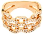 Pami Accessories Inel placat cu aur roz Bertha, 17.2 mm, IC-120, Auriu roze