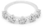 Pami Accessories Inel placat cu aur alb Jane, 16 mm, IC-50, Argintiu