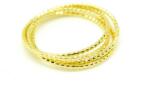 Pami Accessories Set 4 inele placate cu aur Susan, 16.7 mm, IC-30, Auriu