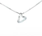 Pami Accessories Colier argint 925 rodiat Pami, cu pandantiv inima infinit, argintiu