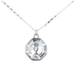 Pami Accessories Colier cu pandantiv cristal Swarovski, CLC-70 octogon